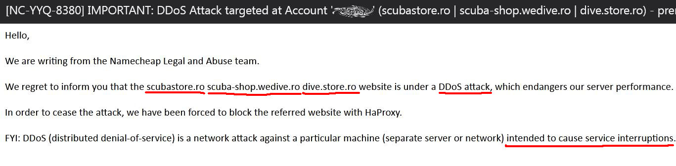 scubastore.ro phishing atcack february 2025